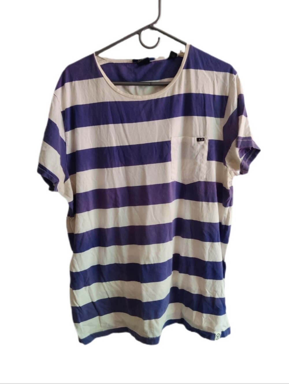 Scotch And Soda Blauw Hotel Striped Shirt